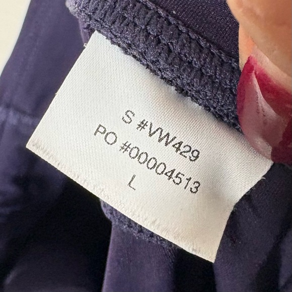 Vuori Stride Leggings Atlantic Purple Blue Size Large - Picture 7 of 7